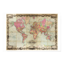 El mapa ilustrado de Colton de los pequeños del mu