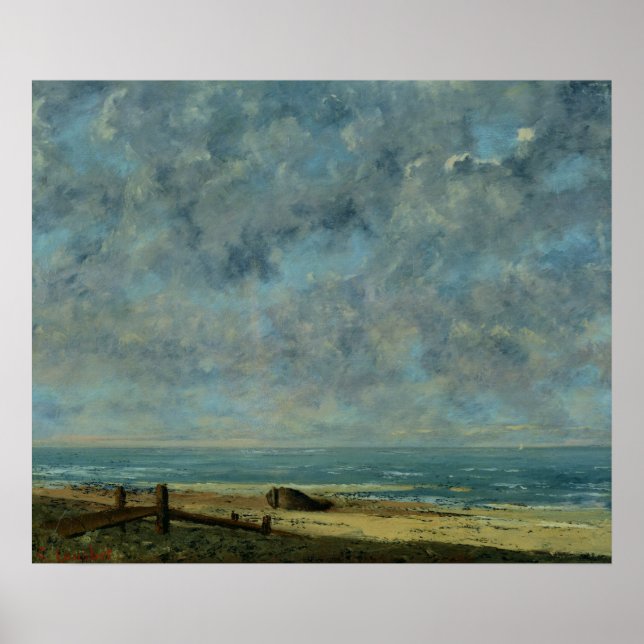 Póster El mar, c.1872 (Frente)
