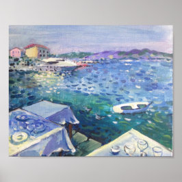 Póster el mar, frente al mar