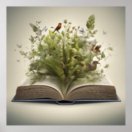 Póster El maravilloso libro abierto