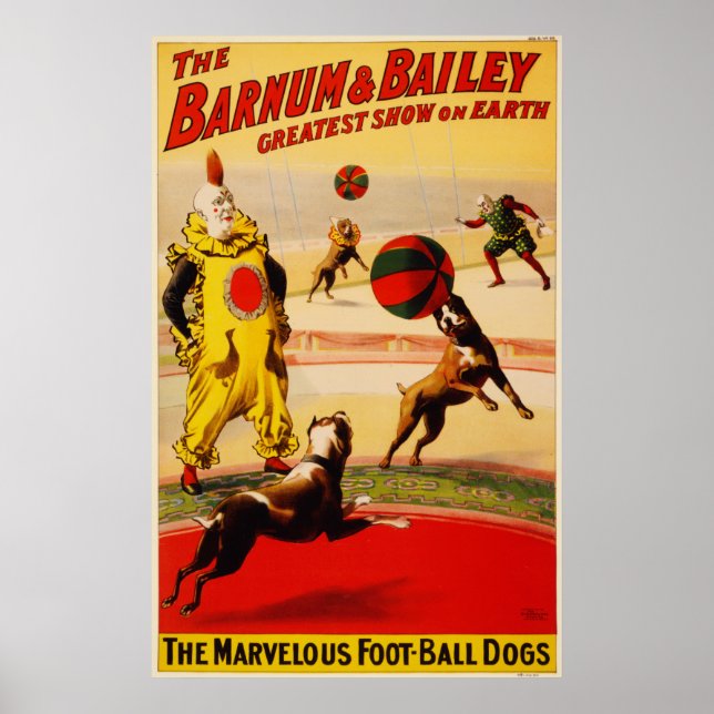 Póster El maravilloso Poster del circo de los perros call (Frente)