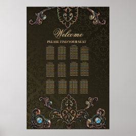 Póster El marco ostenta un diseño opulento