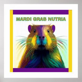 Póster El Mardi Gras Nutria