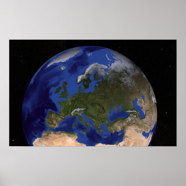 Póster El mármol azul de la nueva generación Tierra 6 (Frente)