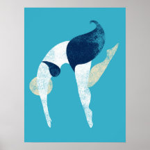 El más bello Belly Flop Poster Wall Art