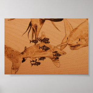 Póster El matón del tiburón