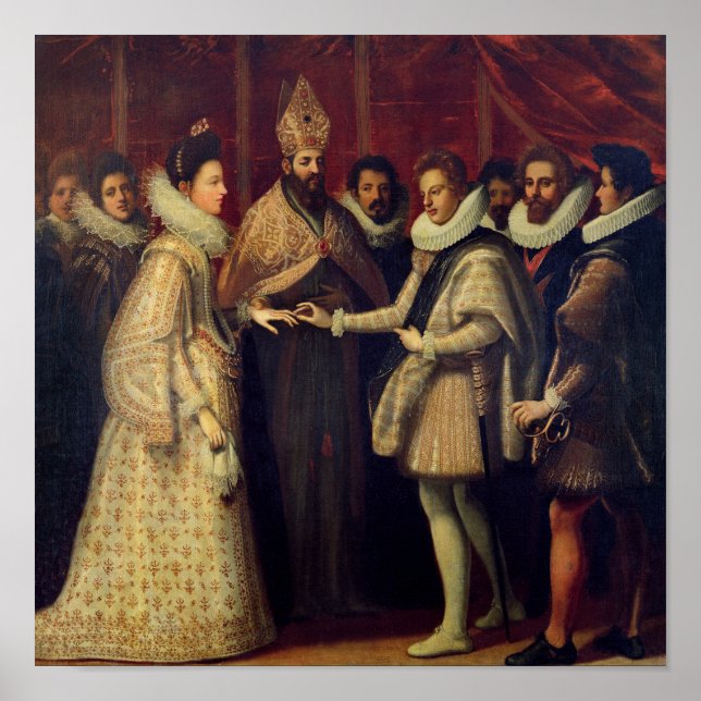 Póster El matrimonio de Catherine de Medici (Frente)