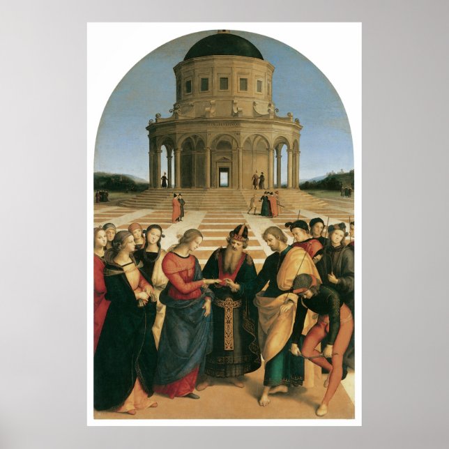 Póster El matrimonio de la Poster Virgen (Frente)