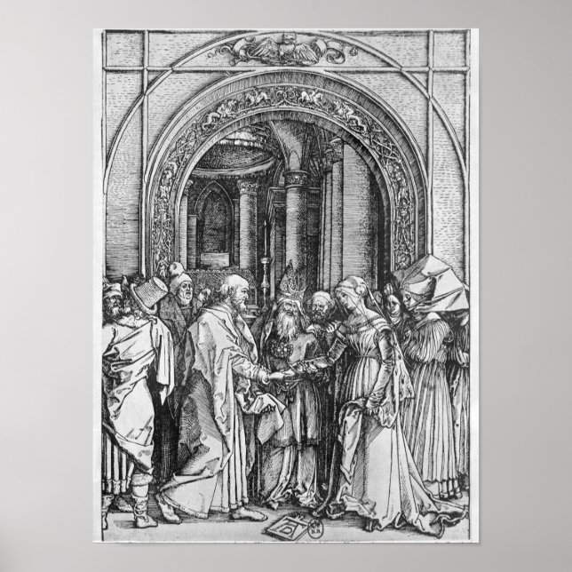 Póster El matrimonio de la Virgen (Frente)