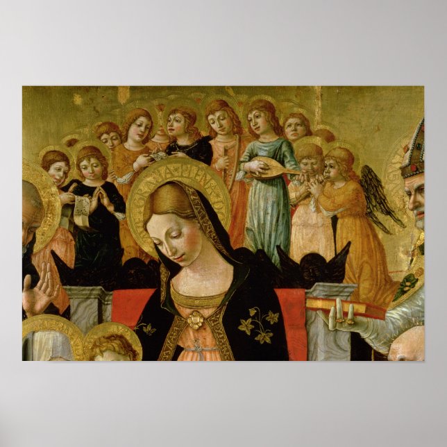 Póster El matrimonio de Santa Catalina de Siena (Frente)