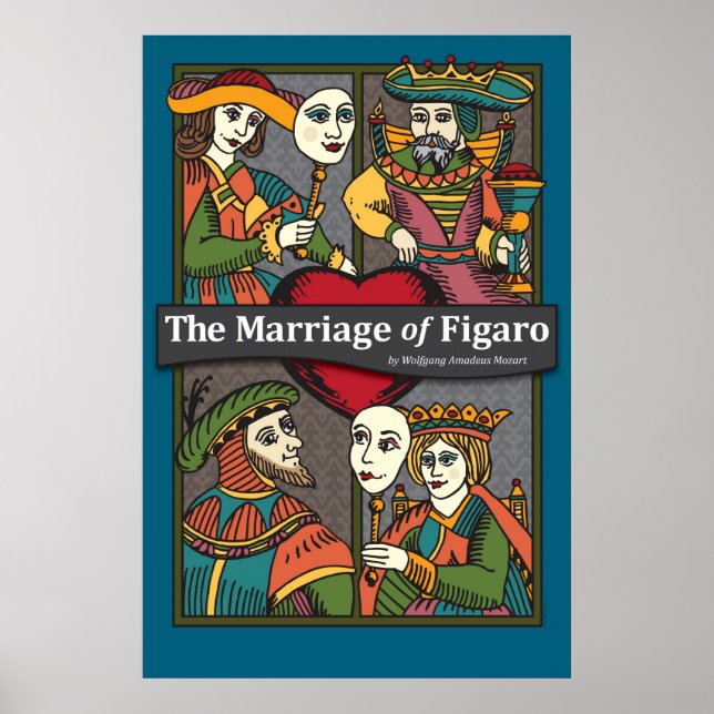 Póster El matrimonio del Figaro, la ópera (Frente)