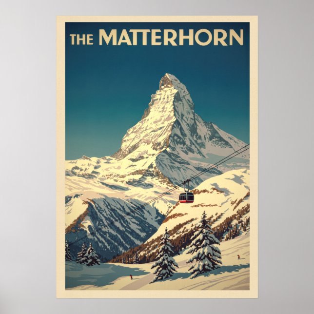 Póster El Matterhorn V02 (Frente)