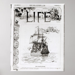 Póster El Mayflower, portada de 'Life'
