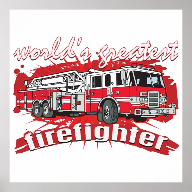 Póster El mayor bombero del mundo (Frente)