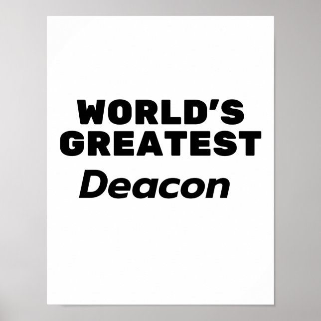 Póster El mayor diácono del mundo (Frente)