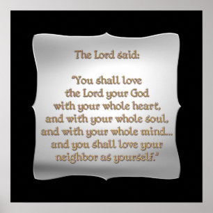 Póster El mayor mandamiento