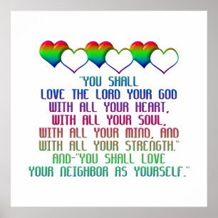 Póster El mayor mandamiento