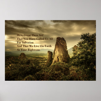 Póster "El mayor milagro de Dios es la salvación" proféti