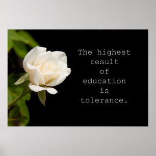 Póster El mayor resultado de la educación
