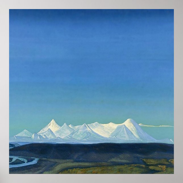Póster "El mayor y el más festivo" de Nicholas Roerich (Frente)