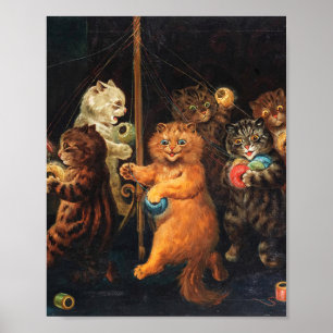 Póster El Maypole De Louis Wain