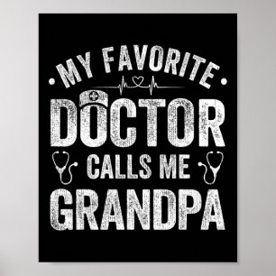 Póster El médico favorito me llama abuelo el Día del Padr