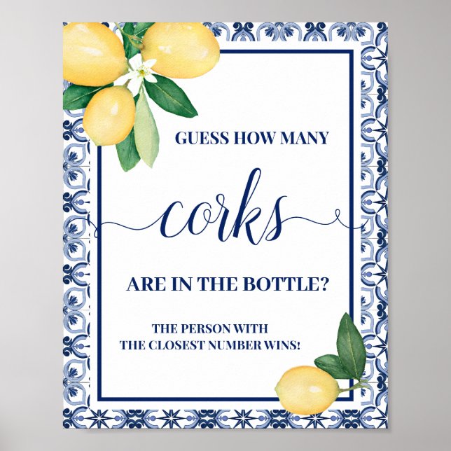 Póster El Mediterráneo adivina cuántos corchos ducharán (Frente)