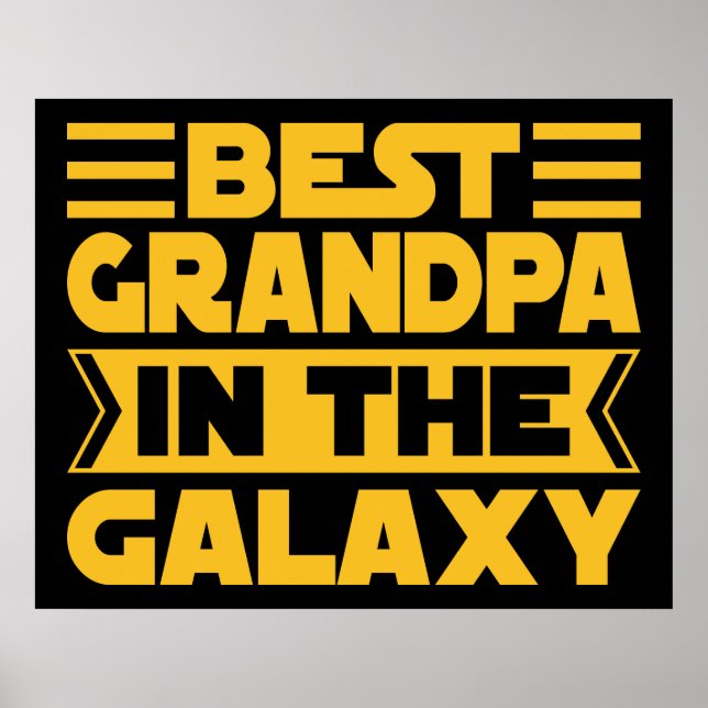 Póster El Mejor Abuelo De La Galaxia (Frente)