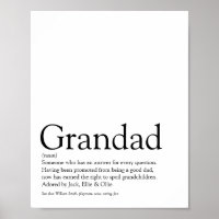 El mejor abuelo del mundo, el abuelo, la definició