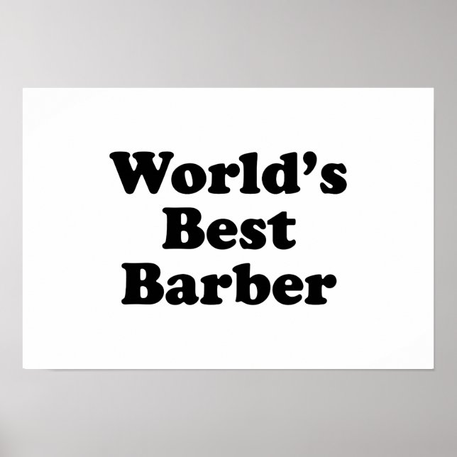 Póster El mejor barbero del mundo (Frente)