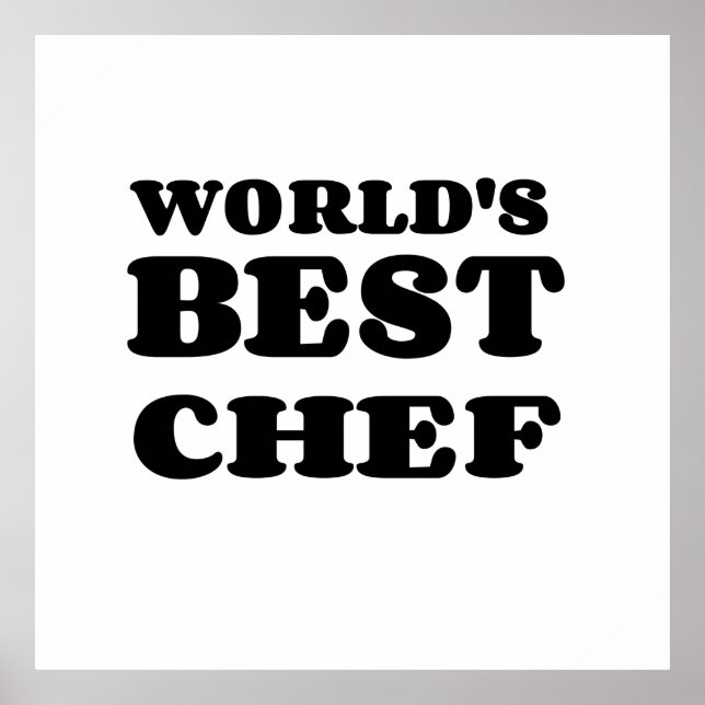 PÓSTER EL MEJOR CHEF DEL MUNDO (Frente)