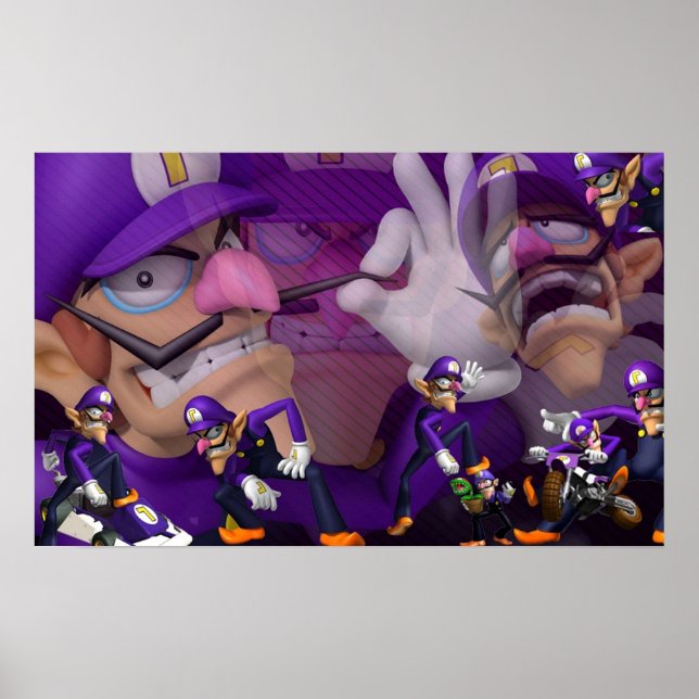 Póster El mejor chico - Waluigi (Frente)