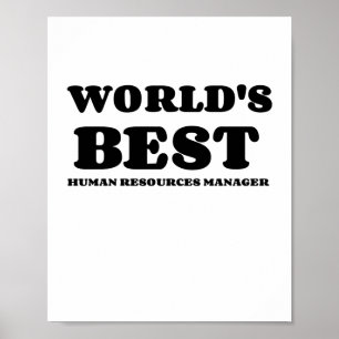 PÓSTER EL MEJOR DIRECTOR DE RECURSOS HUMANOS DEL MUNDO