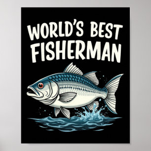 Póster El mejor entusiasta pescador del mundo