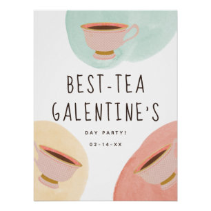 Póster El mejor Fiesta del día de Galentine