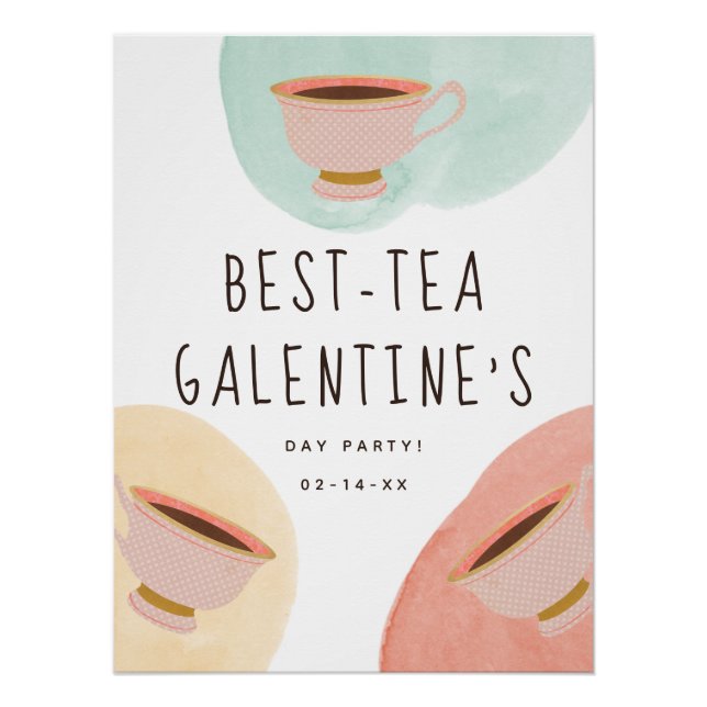 Póster El mejor Fiesta del día de Galentine (Anverso)