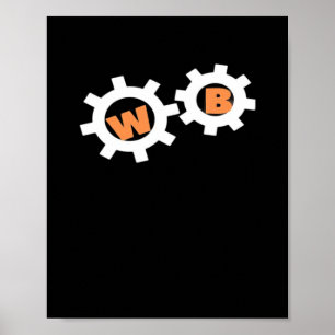 Póster El mejor funn de obrero del mundo del trabajo de B