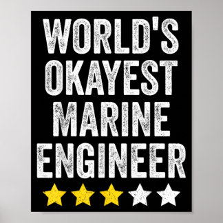 Póster El mejor ingeniero naval del mundo hombres mujeres