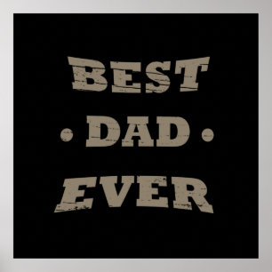 Póster El mejor padre del día de los padres divertidos