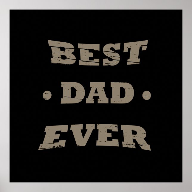 Póster El mejor padre del día de los padres divertidos (Frente)