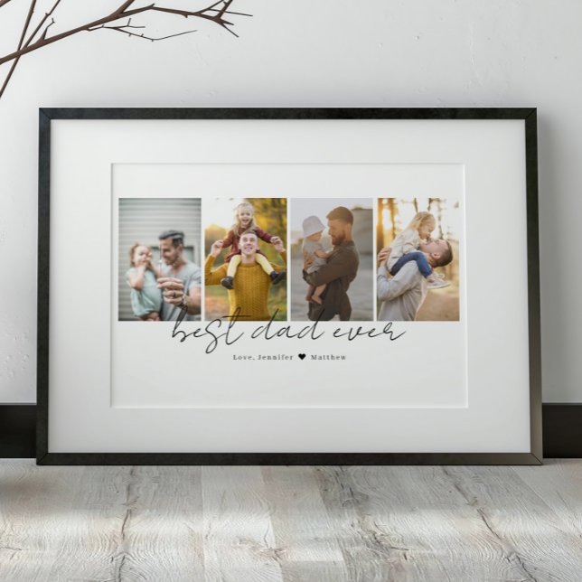 Póster El mejor padre del Personalizado del Collage de fo (Subido por el creador)