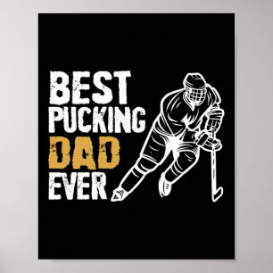 Póster El Mejor Padre Patinando de Hombres Jamás Retro En
