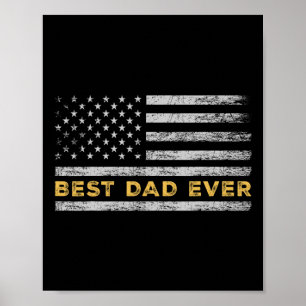 Póster El mejor papá del mundo - Feliz Día del Padre - Fe