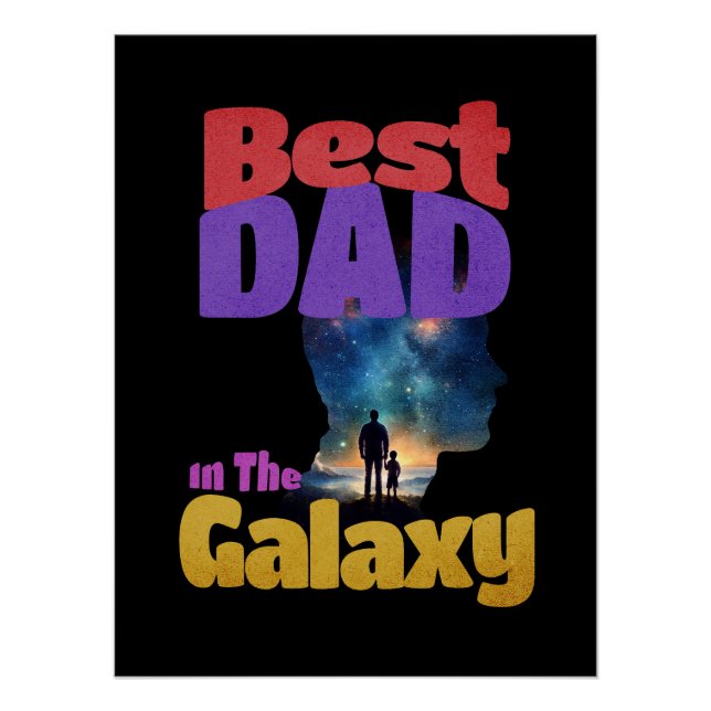 Póster El Mejor Papá En La Galaxia (Anverso)