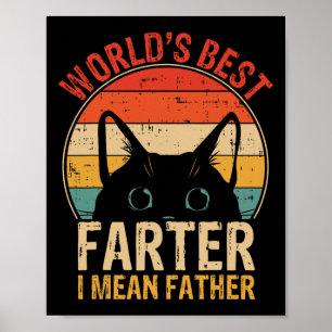 Póster El mejor pedorro quiero decir padre divertido día 