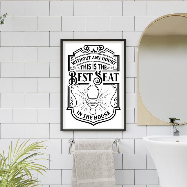 Póster El mejor Poster de humor del cuarto de baño de la  (Subido por el creador)