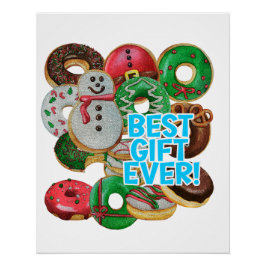Póster ¡El mejor regalo de la historia! Xmas Doughnut