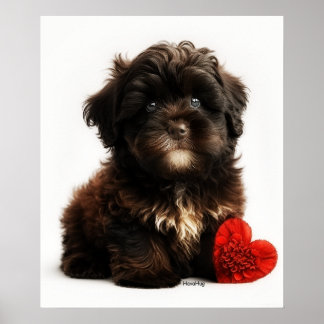 Póster El mejor San Valentín del mundo, el cachorro haban