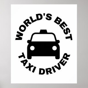Póster el mejor taxista del mundo