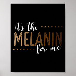 Póster El Melanin para mí la historia negra afroamericana
